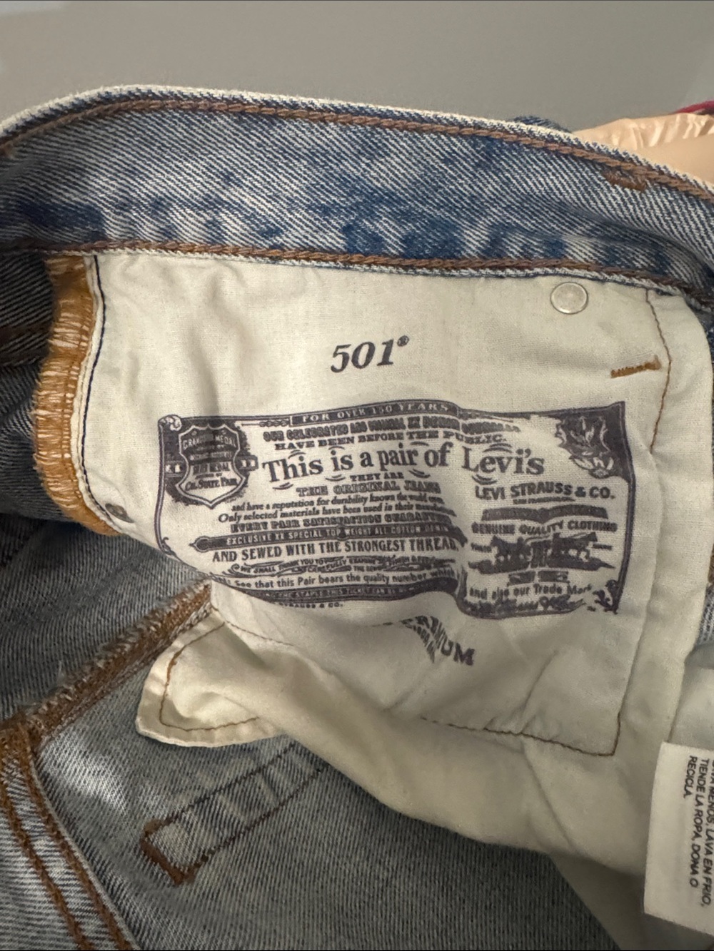 Vintage 501 Red Tab Levi’s 29x30 - Picture 8 of 8
